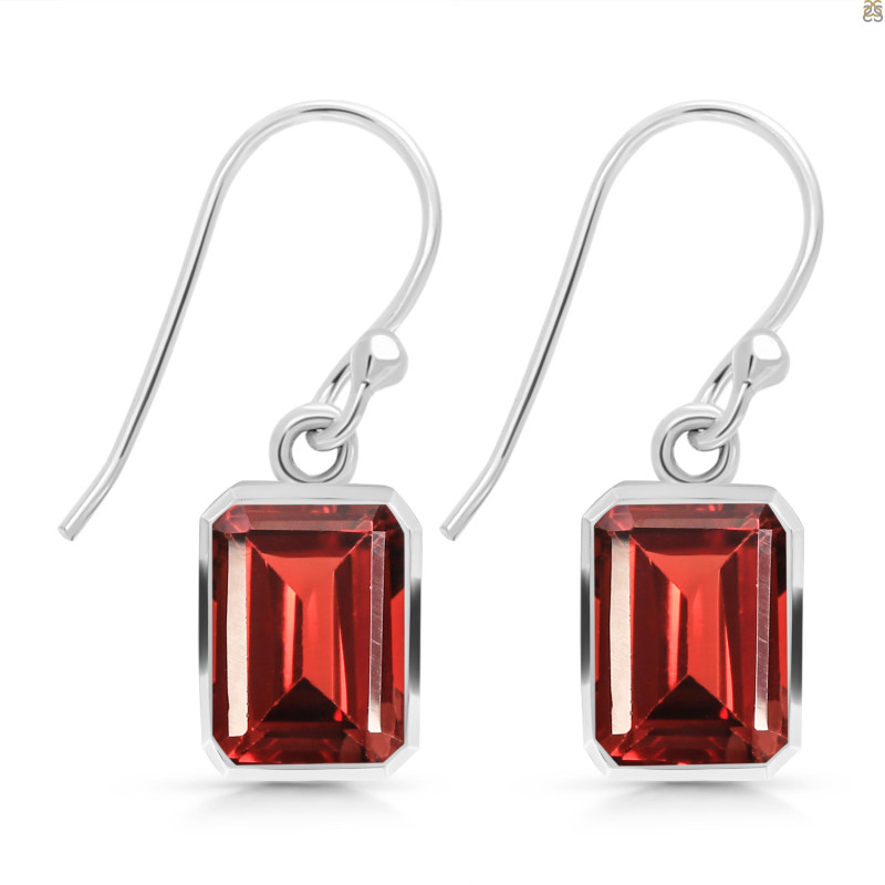 Garnet Earring GAR-RDE-1328.