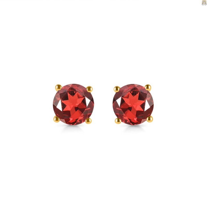 Garnet Stud Earring GAR-RDE-1353.