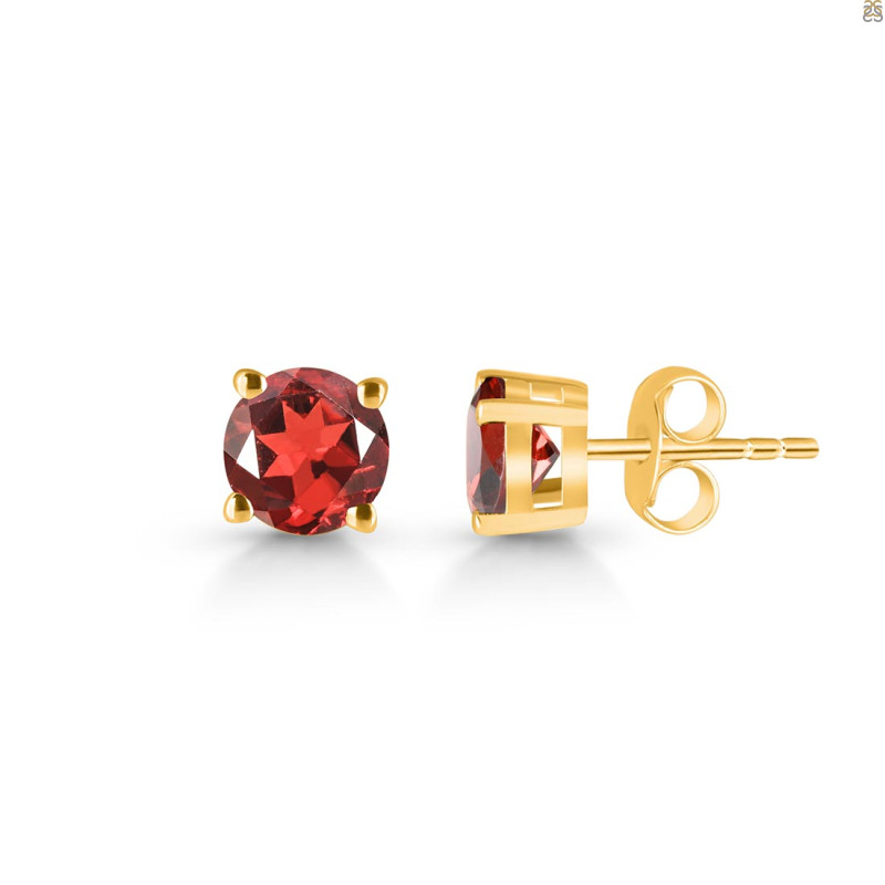 Garnet Stud Earring GAR-RDE-1435.