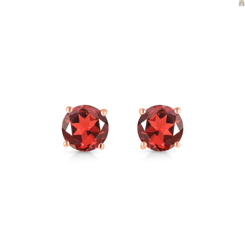 Garnet Stud Earring GAR-RDE-1436.
