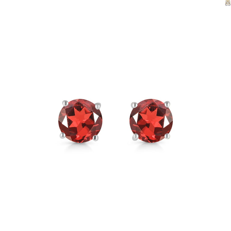 Garnet Stud Earring GAR-RDE-1436.