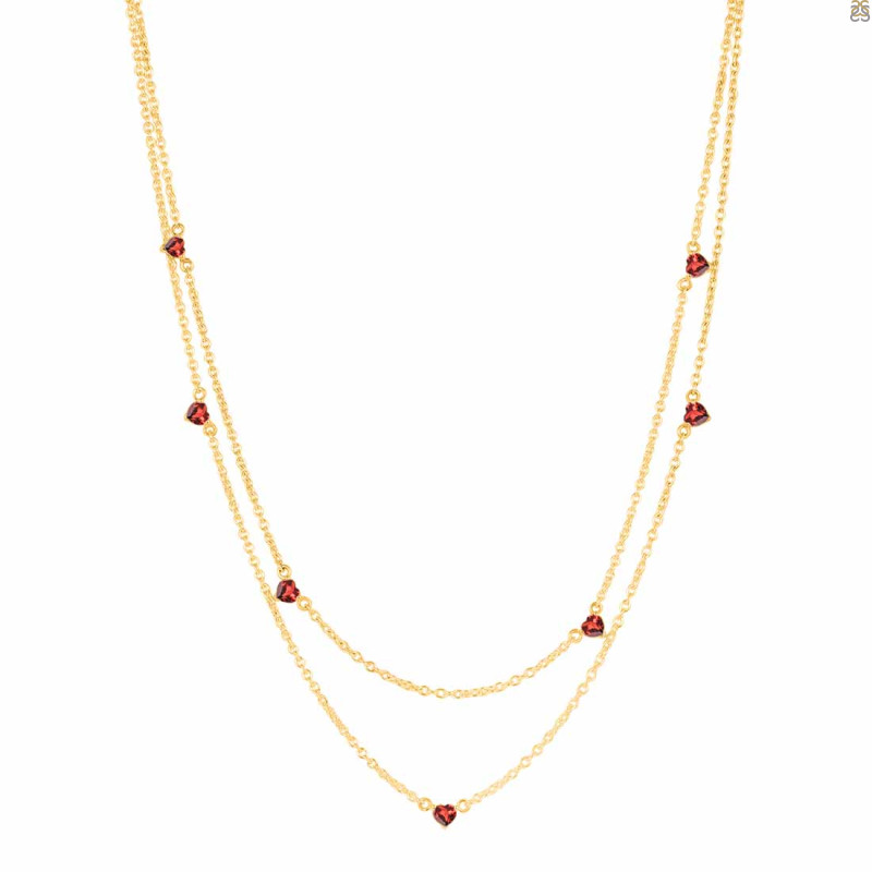 Garnet Necklace GAR-RDN-388.