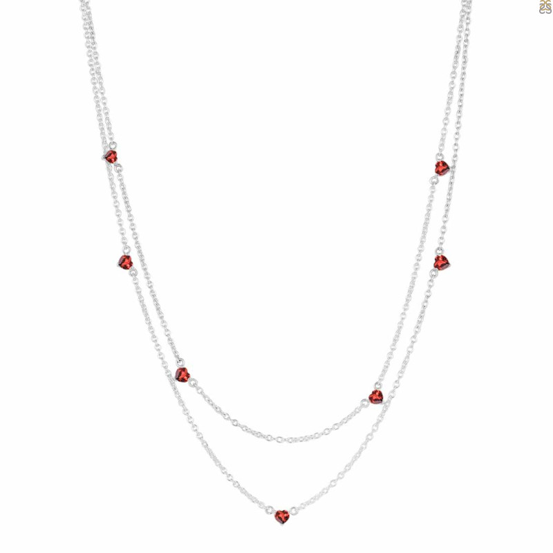 Garnet Necklace GAR-RDN-388.