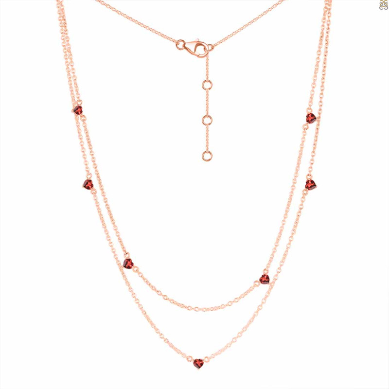 Garnet Necklace GAR-RDN-388.