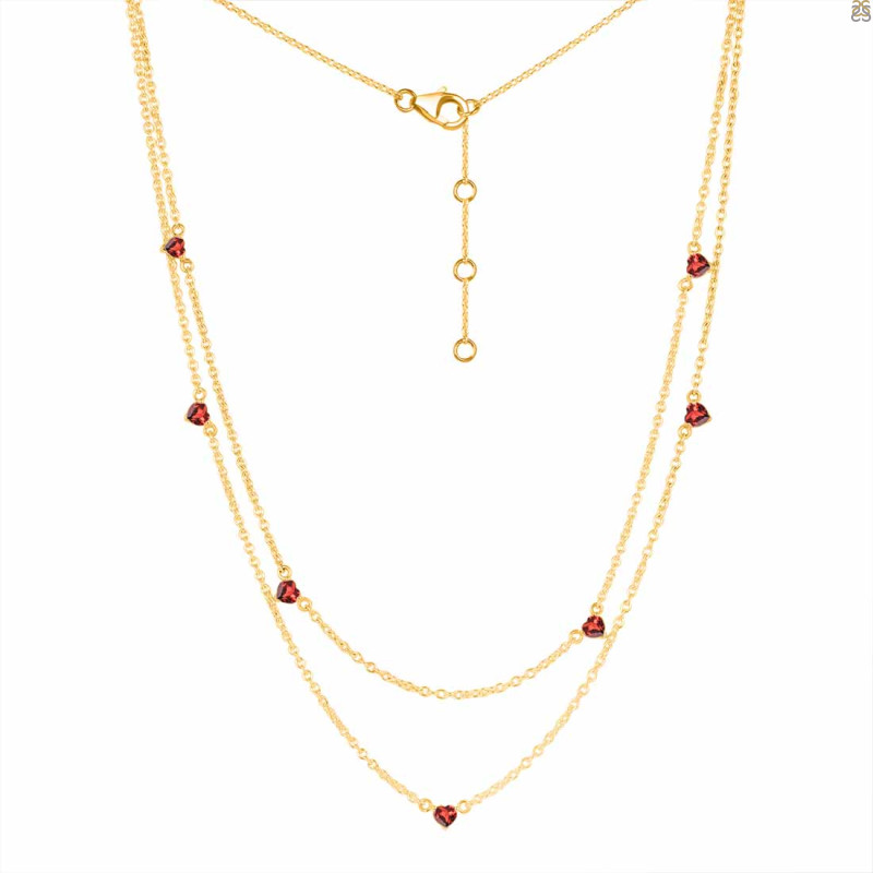 Garnet Necklace GAR-RDN-388.