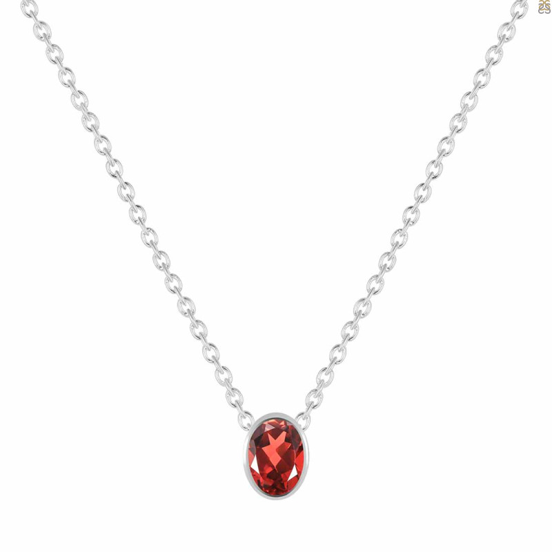 Garnet Necklace GAR-RDN-454.