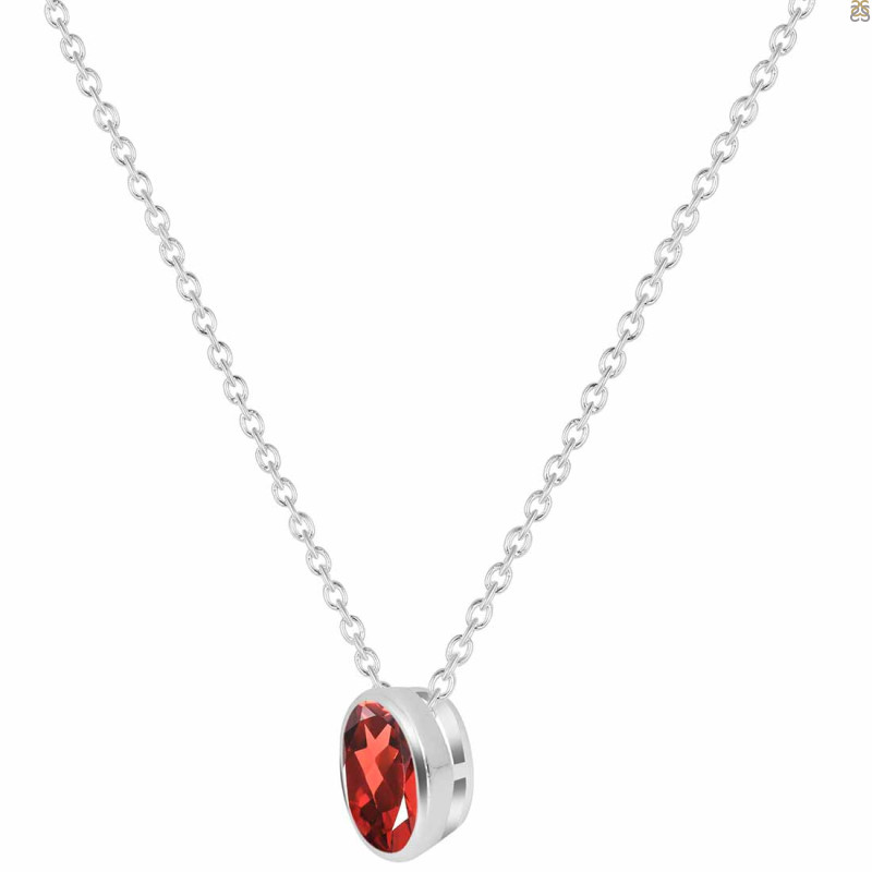 Garnet Necklace GAR-RDN-456.