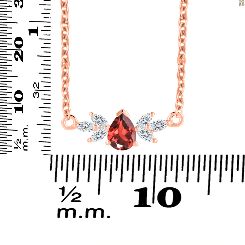 Garnet Necklaces GAR-RDN-471.