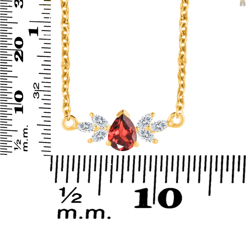 Garnet Necklaces GAR-RDN-471.
