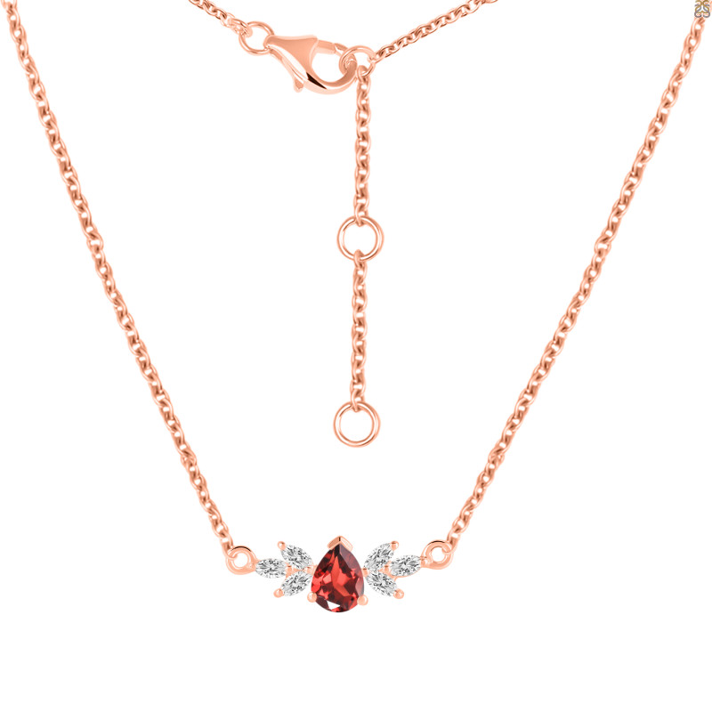 Garnet Necklaces GAR-RDN-471.
