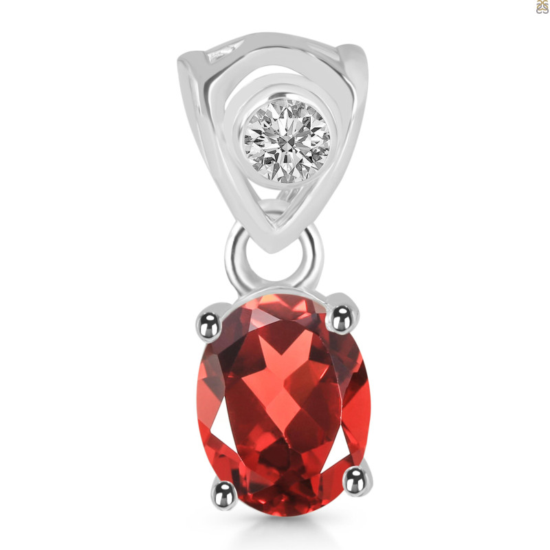 Garnet Pendant GAR-RDP-551-V-LOOP.