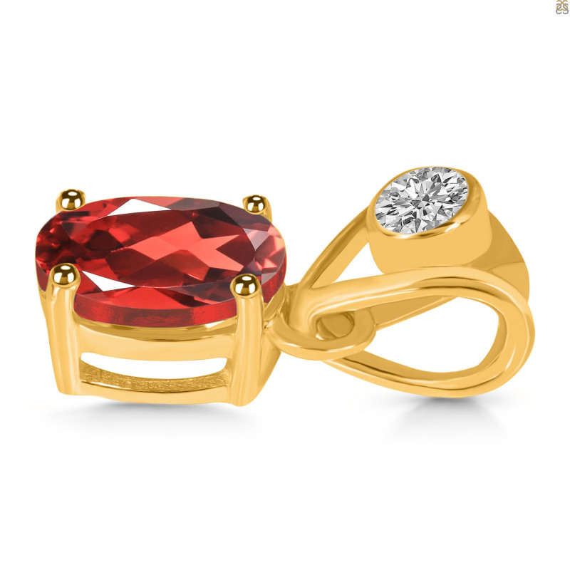 Garnet Pendant GAR-RDP-551-V-LOOP.