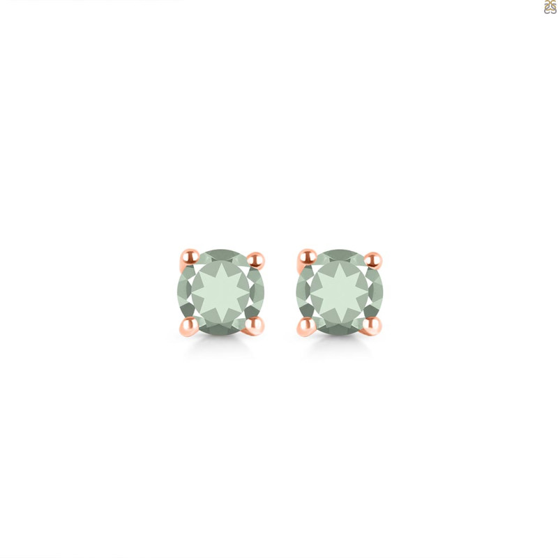 Green Amethyst Stud Earring GRA-RDE-1321.