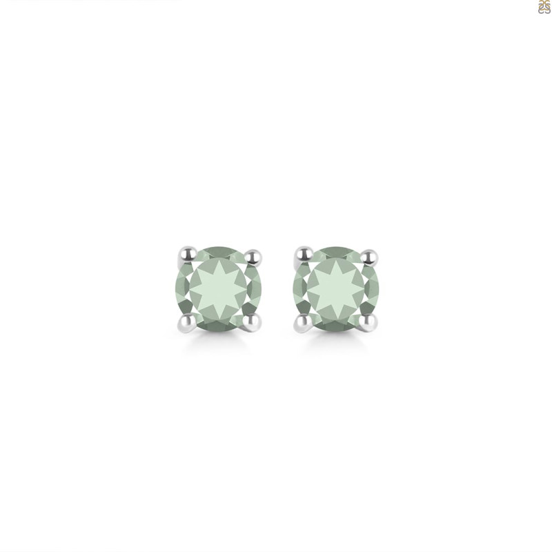 Green Amethyst Stud Earring GRA-RDE-1321.