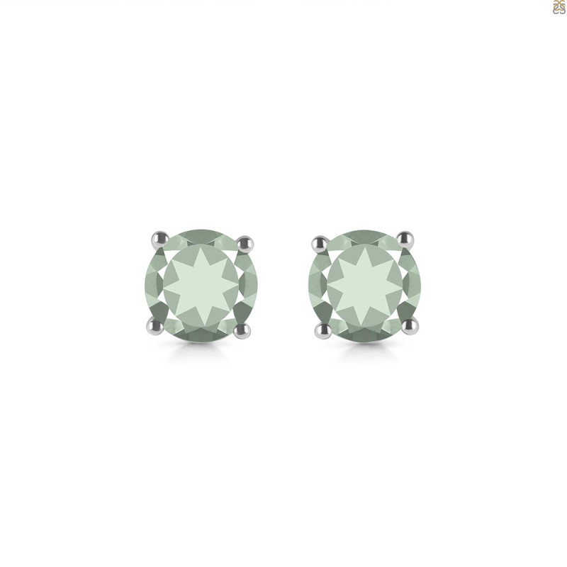 Green Amethyst Stud Earring GRA-RDE-1353.