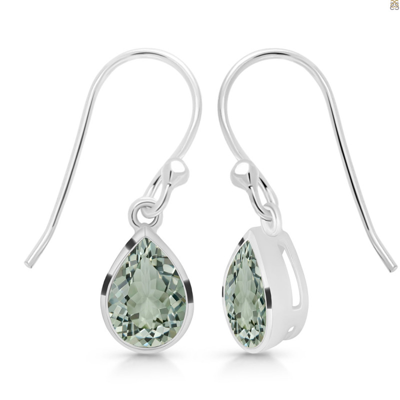 Green Amethyst Earring