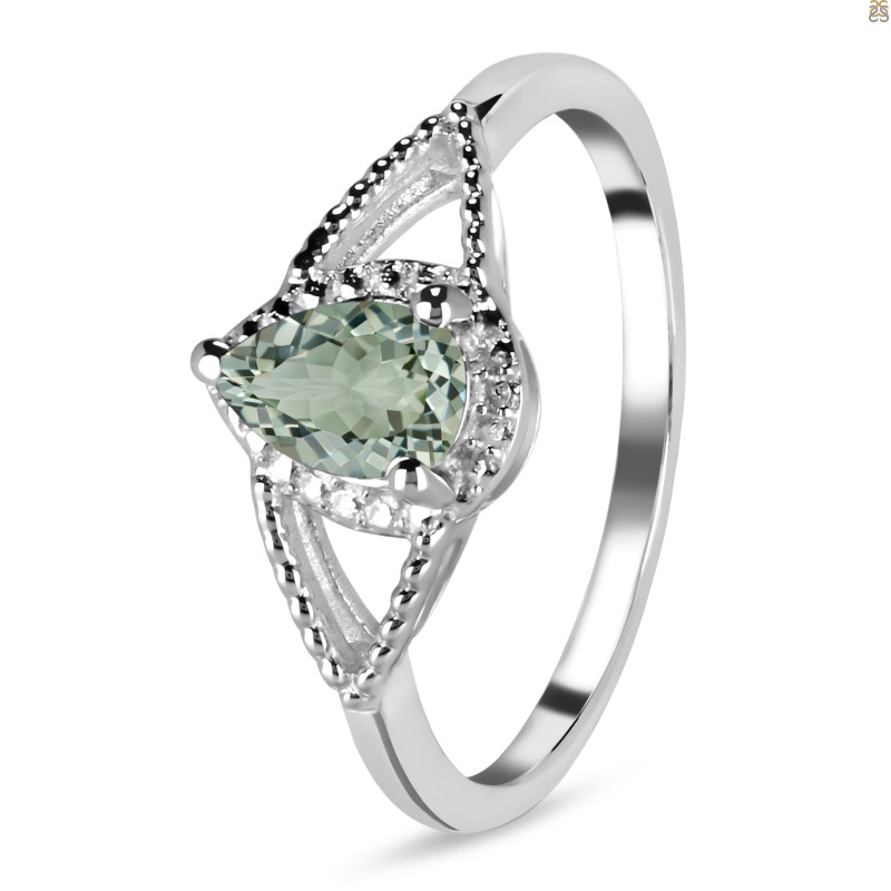 Green Amethyst Ring GRA-RDR-11.