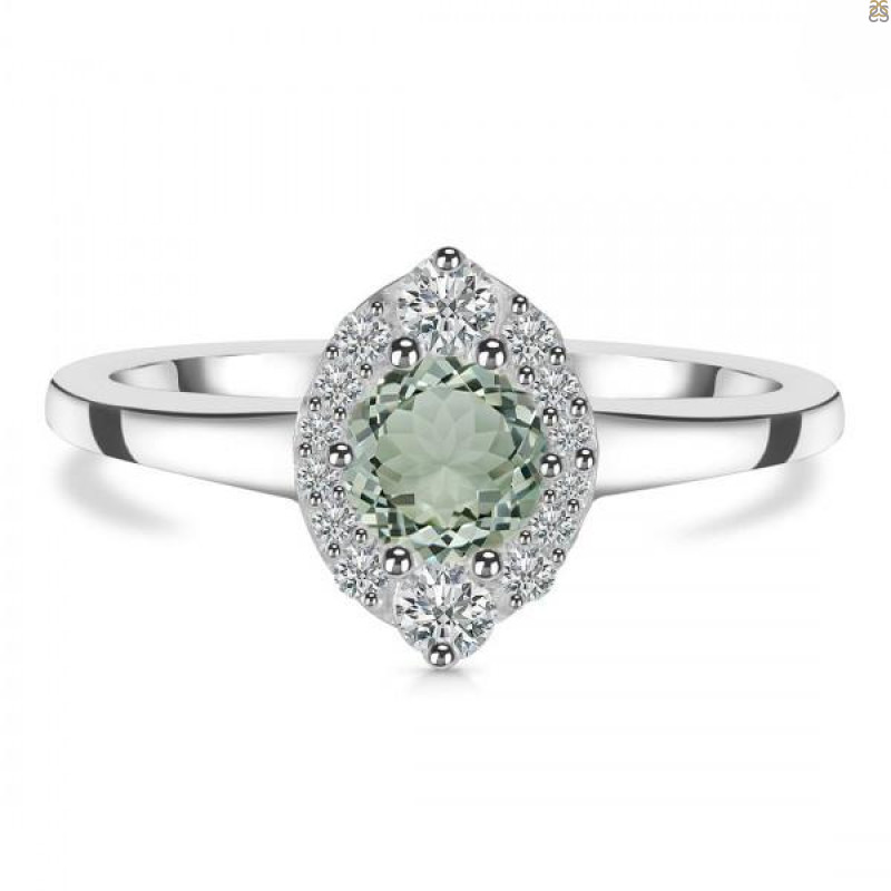 Green Amethyst Ring GRA-RDR-2504.