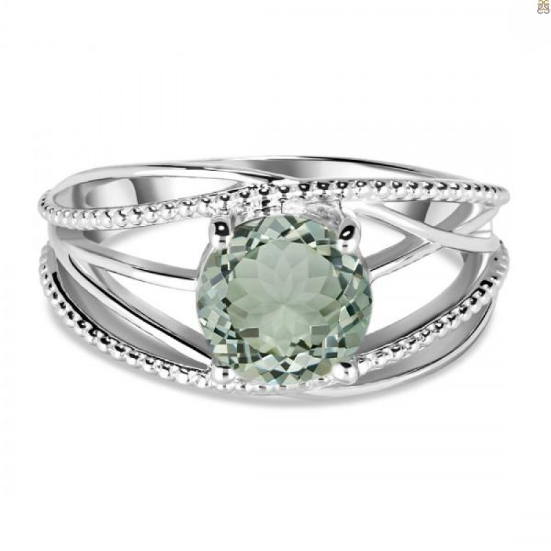 Green Amethyst Ring GRA-RDR-30.