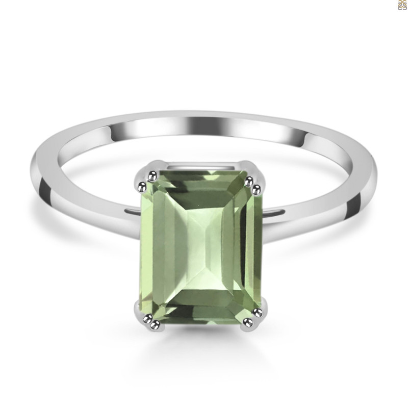 Green Amethyst Ring GRA-RDR-3147.