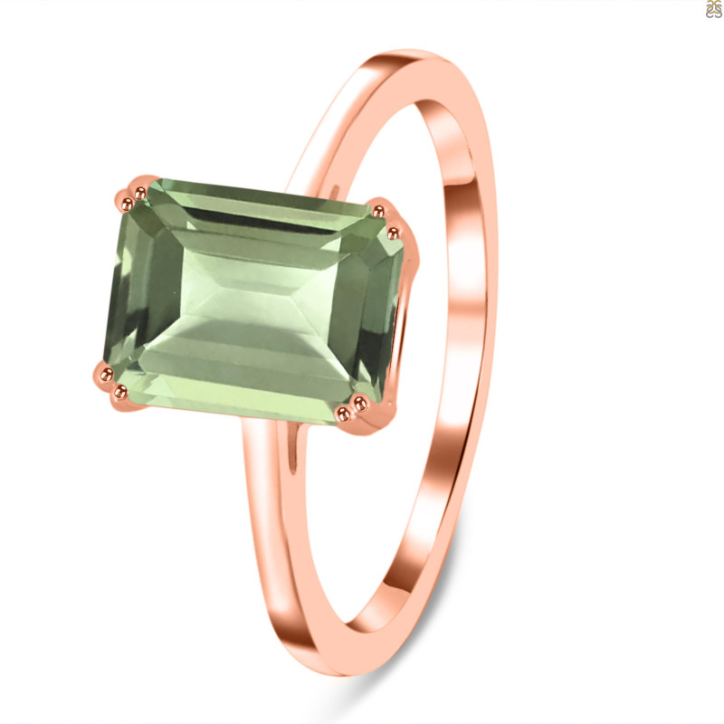 Green Amethyst Ring GRA-RDR-3147.