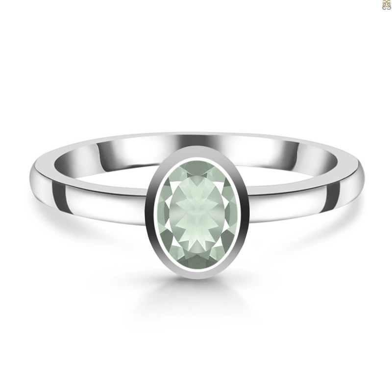 Green Amethyst Ring GRA-RDR-3251.