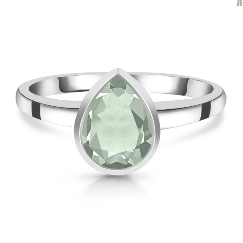Green Amethyst Ring GRA-RDR-3252.