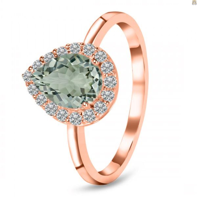 Green Amethyst Ring GRA-RR-401.