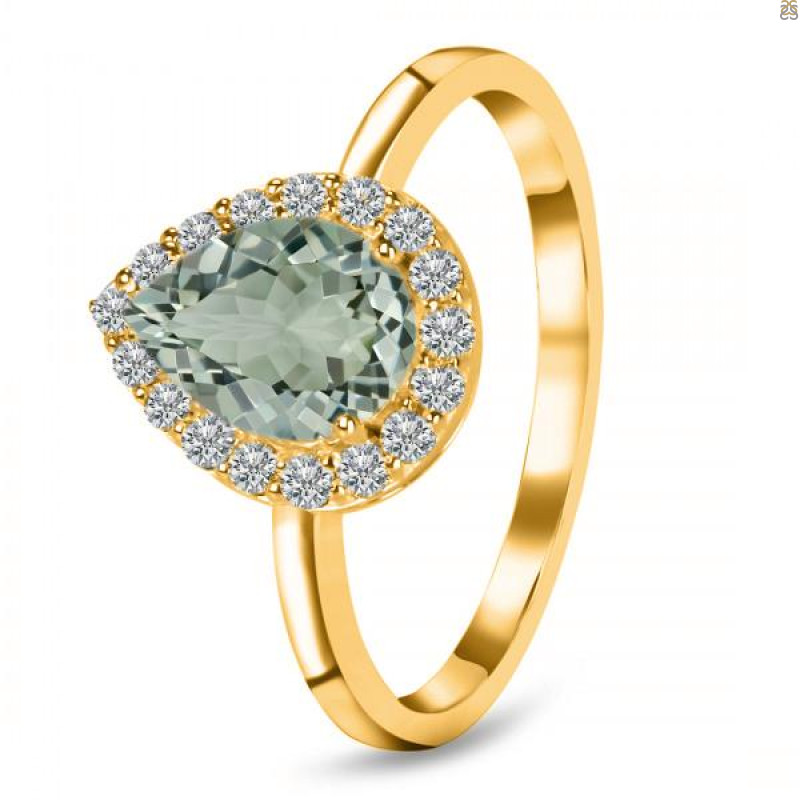 Green Amethyst Ring GRA-RR-401.