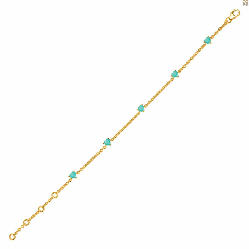 Green Onyx Bracelet GRO-RDB-169.