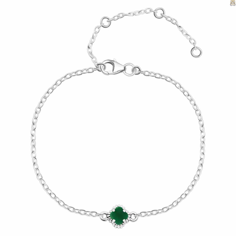 Green Onyx Bracelet GRO-RDB-225.