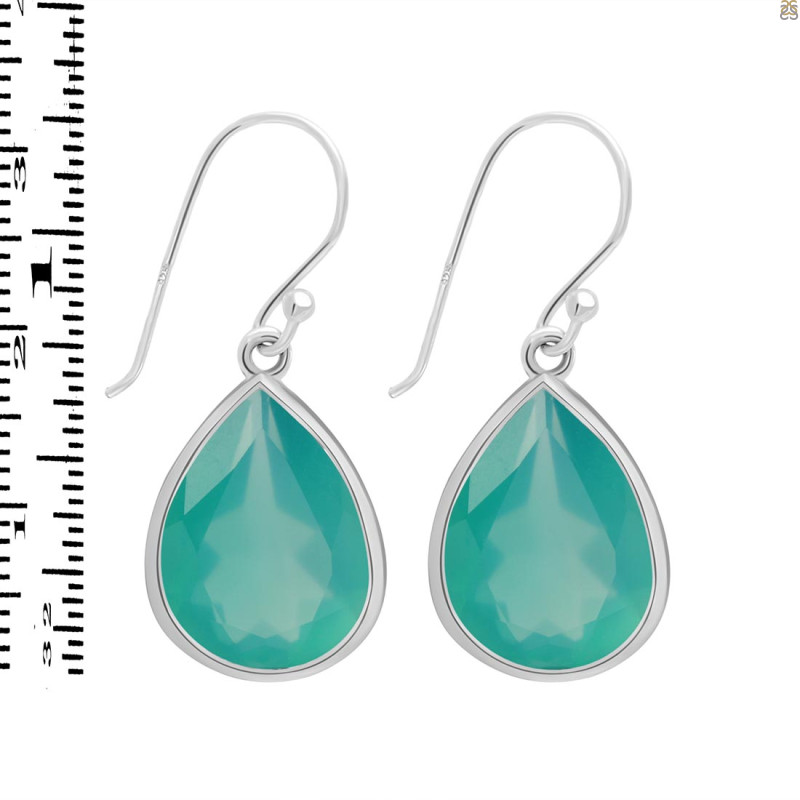 Green Onyx Earring GRO-RDE-1253.