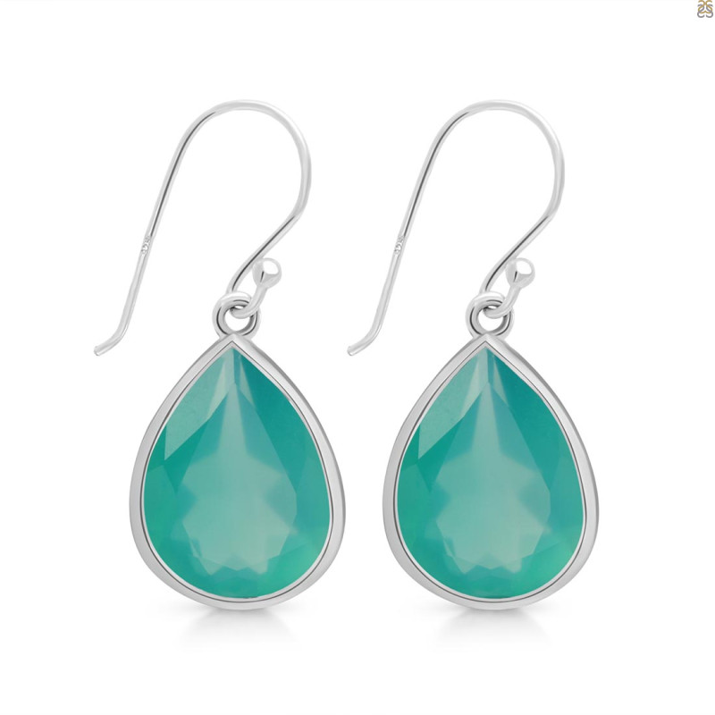 Green Onyx Earring GRO-RDE-1253.