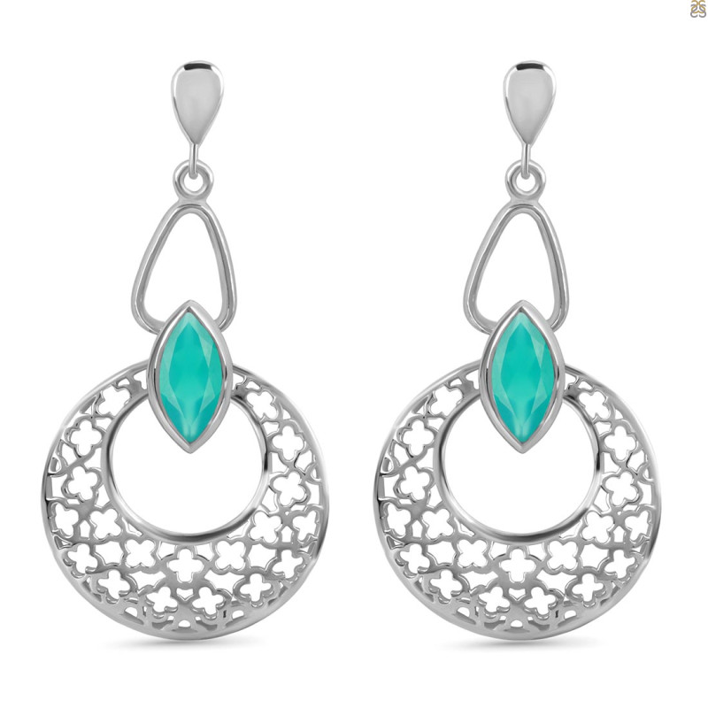 Green Onyx Earring GRO-RDE-64.