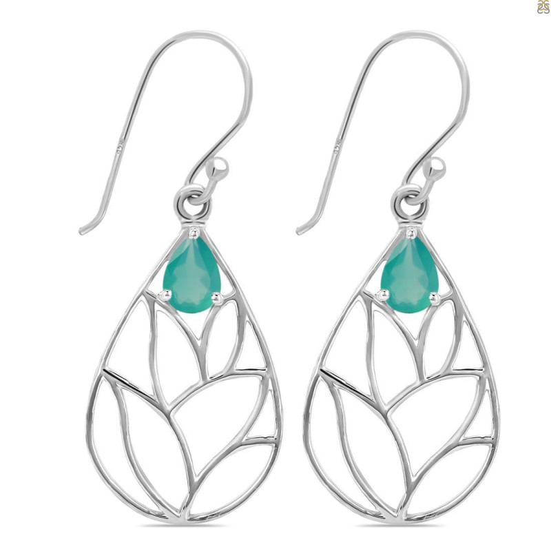 Green Onyx Earring GRO-RDE-68.