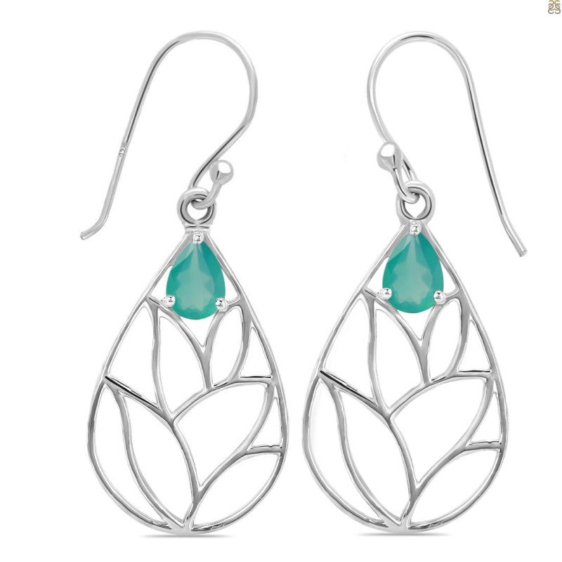 Green Onyx Earring GRO-RDE-68.