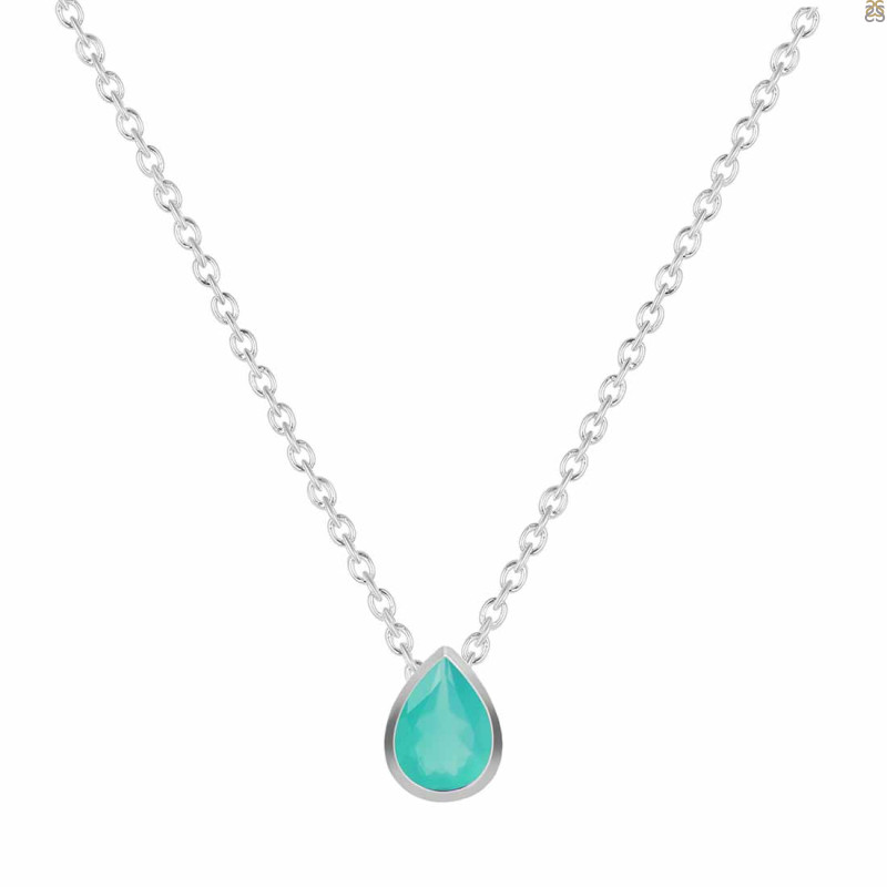 Green Onyx Necklace GRO-RDN-451.
