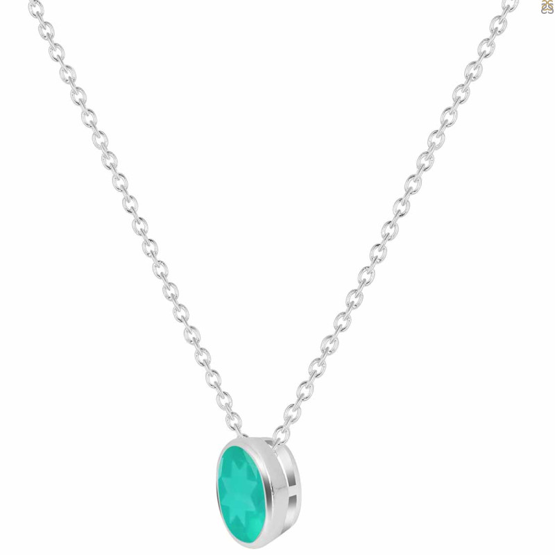 Green Onyx Necklace GRO-RDN-456.