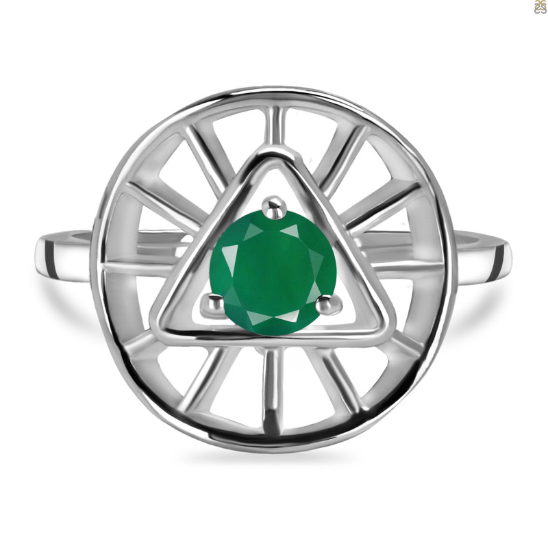 Green Onyx Illuminati Ring GRO-RDR-2158.