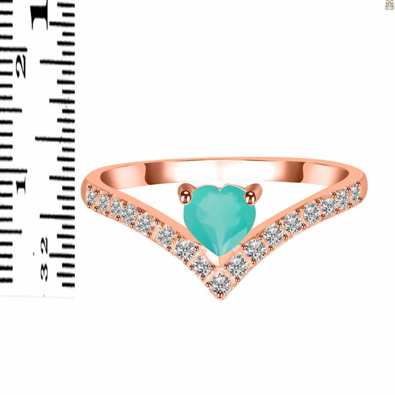 Green Onyx & White Topaz Ring GRO-RDR-2749.