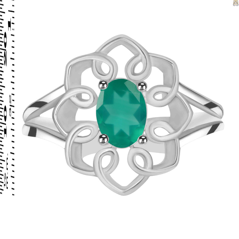 Green Onyx Ring GRO-RDR-401.