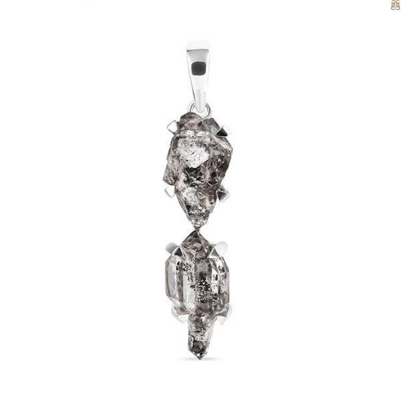 Petroleum Herkimer Diamond Pendant-2SP HDP-1-132