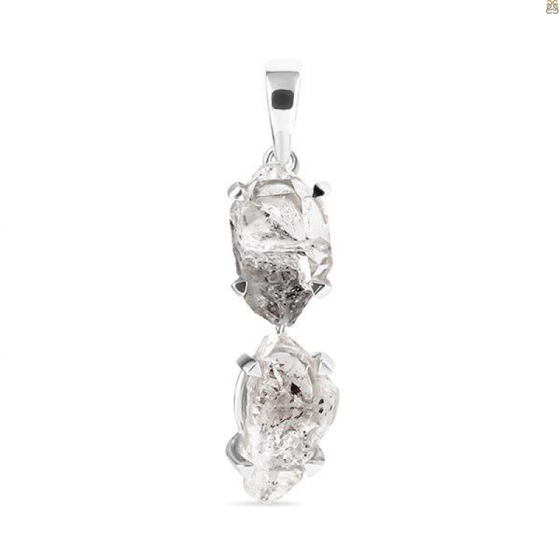 Petroleum Herkimer Diamond Pendant-2SP HDP-1-136