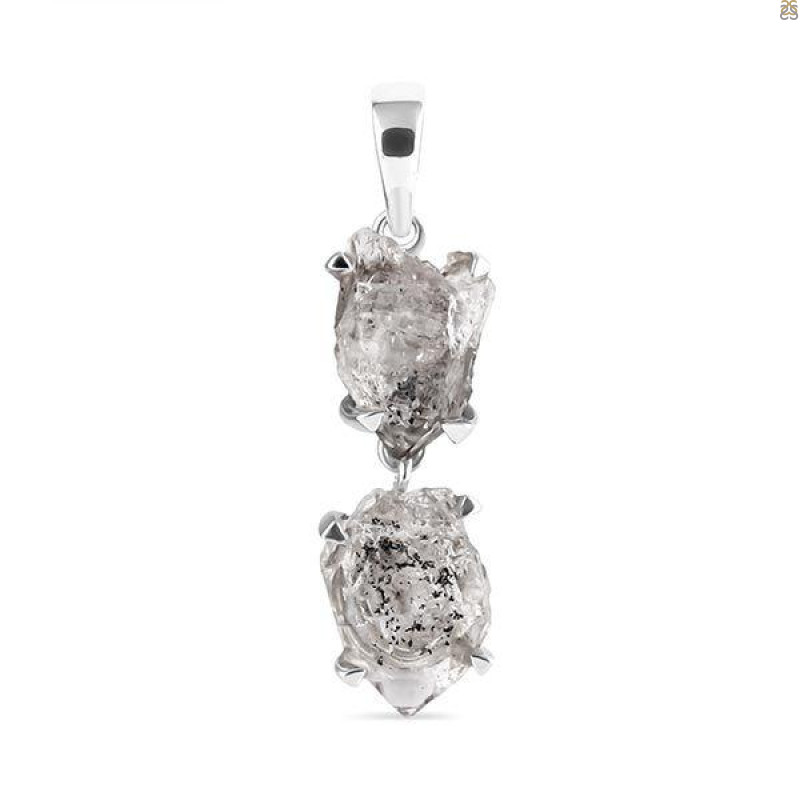 Petroleum Herkimer Diamond Pendant-2SP HDP-1-140