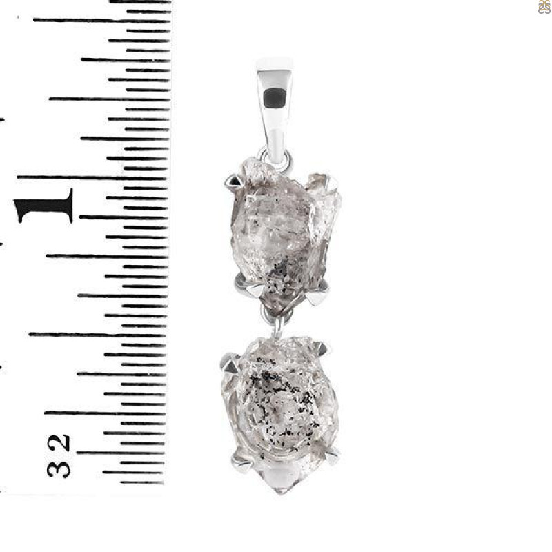 Petroleum Herkimer Diamond Pendant-2SP HDP-1-140