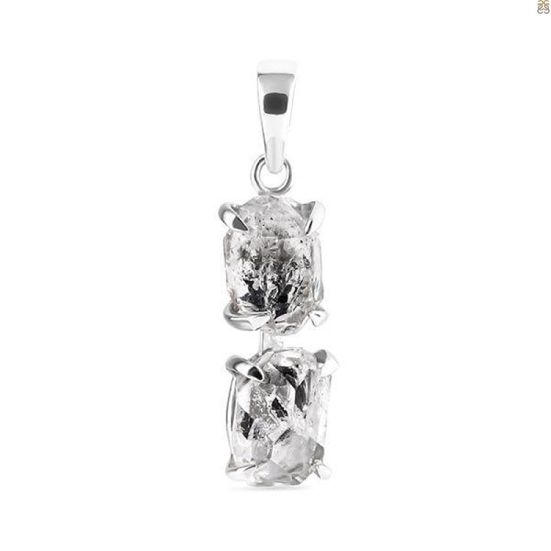Petroleum Herkimer Diamond Pendant-2SP HDP-1-142