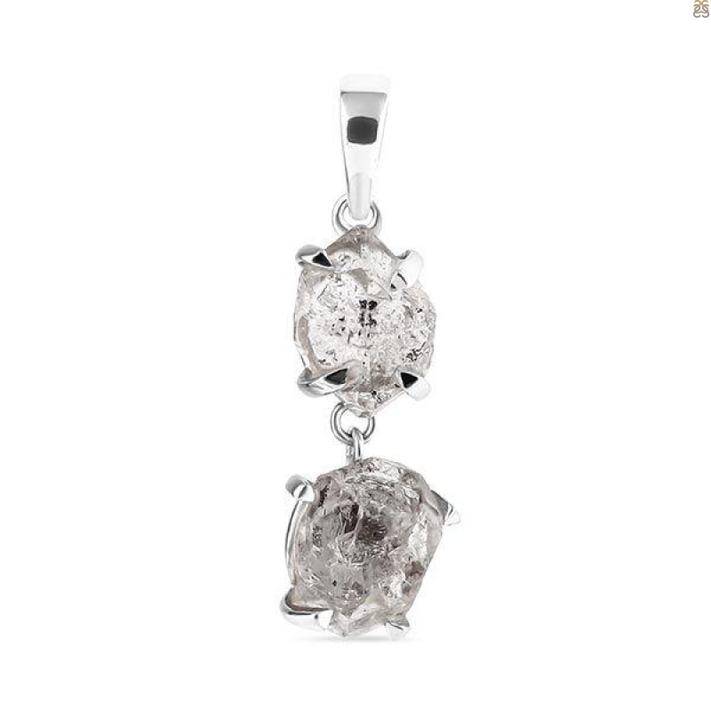 Petroleum Herkimer Diamond Pendant-2SP HDP-1-144