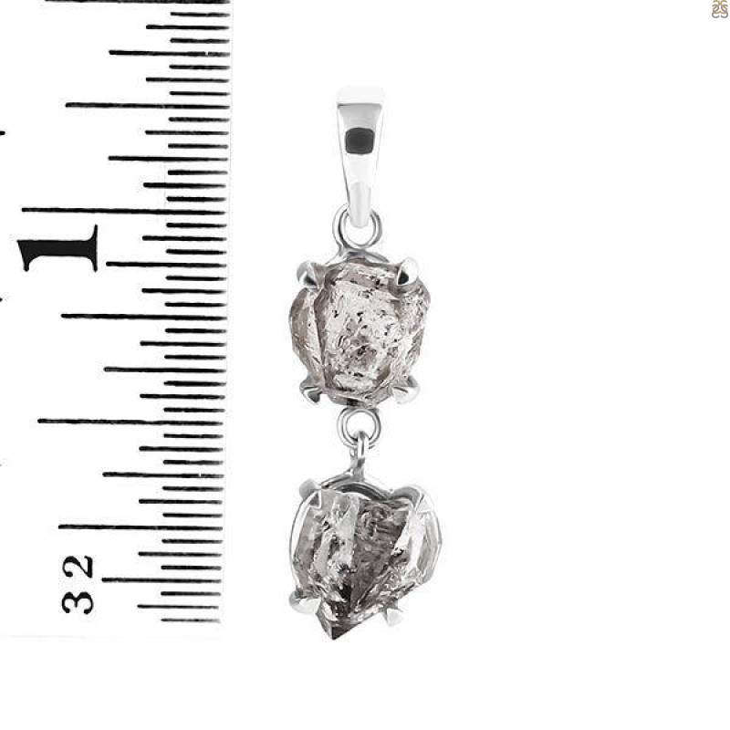 Petroleum Herkimer Diamond Pendant-2SP HDP-1-147