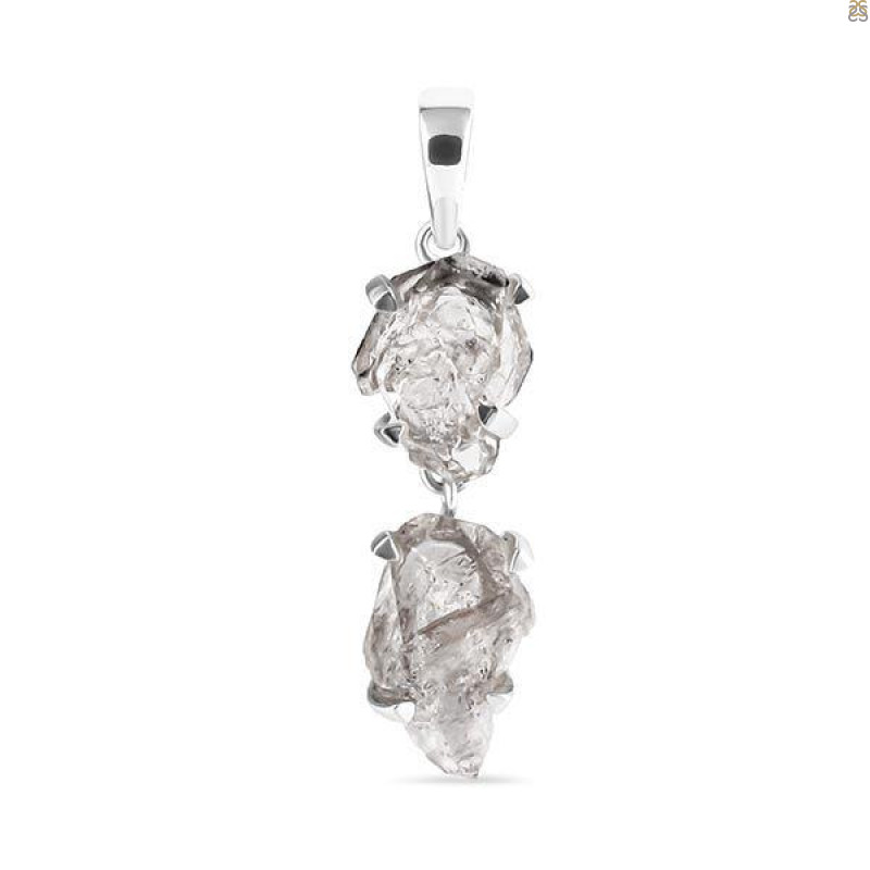 Petroleum Herkimer Diamond Pendant-2SP HDP-1-148
