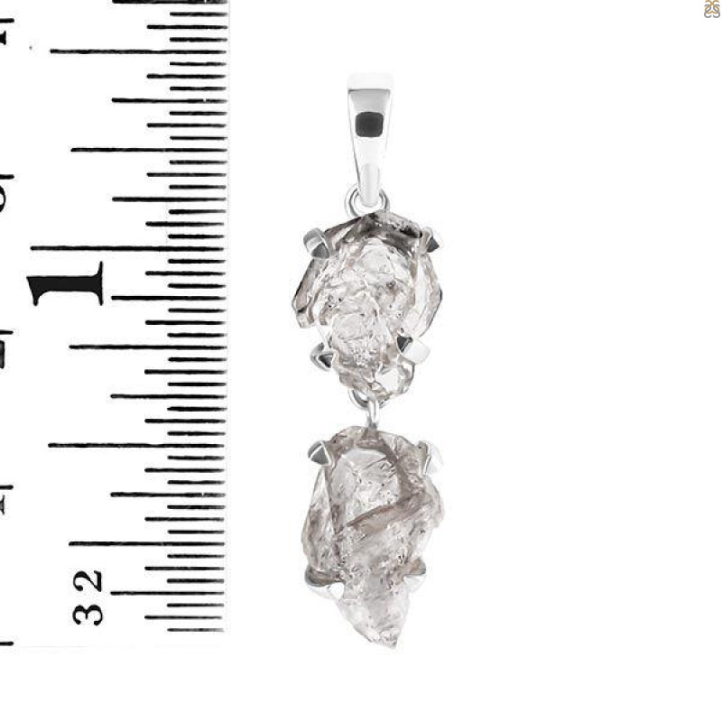 Petroleum Herkimer Diamond Pendant-2SP HDP-1-148